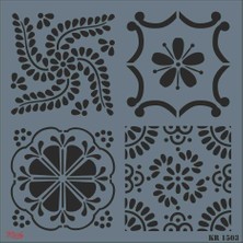 Rich Kr 1503 Fayans Stencil 30X30 cm