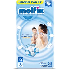 Hype Store Molfix Paket Mini 2 Beden Bebek Bezi (1 x 36 Adet)