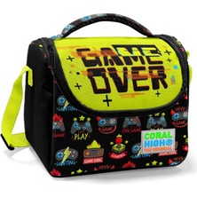 Hype Store Siyah Sarı Game Over Erkek Çocuk Beslenme Çantası - Thermo Yalıtımlı