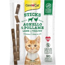 Hype Store Gimcat Sticks Kuzu Etli Tavuklu Tahılsız Ödül Çubukları (4 x 5 Gr)
