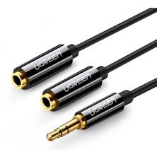 Hype Store 3.5mm 2'li Aux Kulaklık Çoklayıcı, Siyah