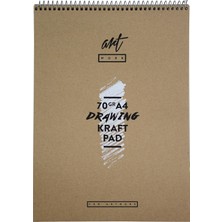 Hype Store Kraft Çizim Blok A4 70 gr 50 Yp