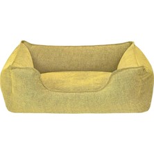 Hype Store Pet Comfort Alpha Mirandus Sarı Köpek Yatağı M 65X80CM