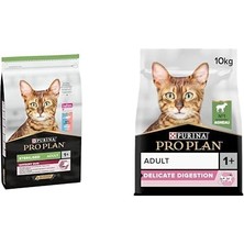 Hype Store Pro Plan Sterilised Morina & Alabalıklı Kuru Kedi Maması 10 kg ve Pro Plan Delicate Kuzu Etli Kuru K