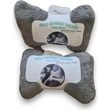 Hype Store Kemik Boyun Yastık 2'li Gri