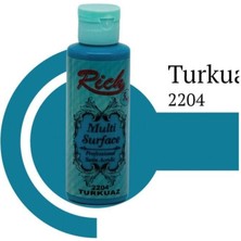 Rich Multi Surface 2204 Turkuaz Akrilik Boya 120 cc