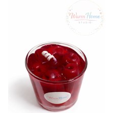 Warmhome Studio Kiraz Aromalı Jel Bardak Mum 190CC