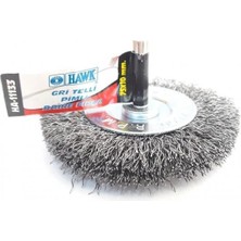 Hawk HA11133 Pimli Gri Tel Daire Fırça 75X10 mm