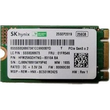 Sk Hynix Mini 2230 256GB M.2 Pcıe Gen3 SSD (Kutusuz) HFM256GD3GX013N