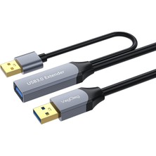 Hype Store USB 3.0 Uzatma Kablosu Sinyal Güçlendirici Extender Destekli Usb-A Uzatıcı Kablo 30 Metre