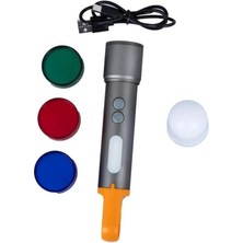 Ennalbur Powerdeks PD3900 Çok Fonksiyonlu Zoomlu Şarjlı El Feneri