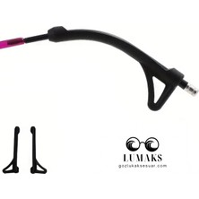 Lumaks Gözlük Sap Kulak Koruyucu Gözlük Sapı Kulak Koruyucu 1 Çift Siyah