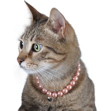 Hype Store Kedi Köpek Zilli Inci Boyun Tasması