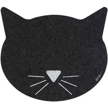 Hype Store Ore Pet Kedi Yüzlü Geri Dönüştürülmüş Kauçuktan Servis Altlığı