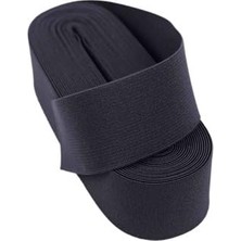 Hype Store - Siyah Yassı Don Lastiği 1.5 cm 10 Metre
