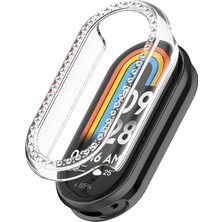 Dexmon Mi Band 8 / Mi Band 9 Uyumlu Taşlı Kasa ve Ekran Koruyucu
