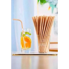 Hype Store Körüklü Kraft Kağıt Pipet 200 Adet