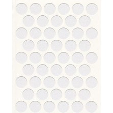 Yapışkanlı Vida Tapası (Beyaz) 10 mm