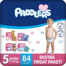 Hype Store Paddlers Bebek Bezi 5 Numara Junior 84 Adet (11-18 Kg) Ekstra Fırsat Paketi