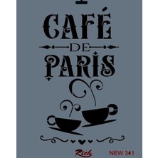 Rich New Seri N341 Stencil 35X25 cm