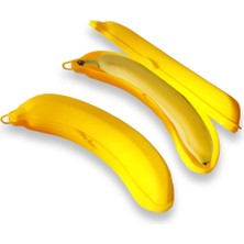 Hype Store Muz Şeklinde Saklama Kabı, Çocuk Kahvaltı Beslenme Koyma Öğrenci Okul Piknik Kamp Muzluk (1 Adet)