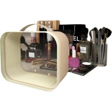 Hype Store Wiforte Şeffaf Makyaj Çantası - Makyaj Malzemesi Düzenleyici, Sütyen ve Iç Çamaşır Organizeri, Kozme