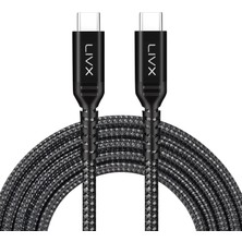 Hype Store Livx Special 100W Type C To Type C 2 Metre Örgülü Hızlı Şarj Kablosu Yct-02