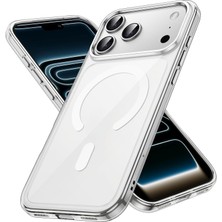 Hype Store Madnova Telefon Kılıfı Apple iPhone 17 Pro ile Uyumlu Telefon Kılıfı Şeffaf Kamera Korumalı Magsafe