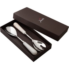 Hype Store Jumbo Mermer 2'li Salata Servis Seti