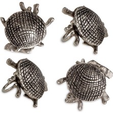 Hype Store Jumbo Deep Sea Mercan 4'lü Peçete Halkası