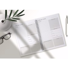 Hype Store Fark Tanıtım 120 Günlük Tarihsiz Spiralli Planlayıcı - A5 Boyutu, 60 Yaprak (120 Sayfa), 90 Gr. Ivor