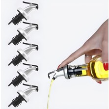 Hype Store Kanji 5'li Sızdırmaz Yağdanlık ve Şişe Tıpası Seti – Damlama Yapmaz Paslanmaz Uçlu Yağ Sirke Şarap D