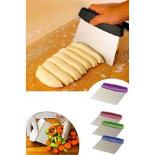 Hype Store Plastik Saplı Çelik Hamur Kesici,metal Hamur Dilimleyici (1)