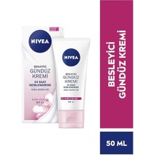 Hype Store Nıvea Besleyici Gündüz Yüz Bakım Kremi, 50 Ml, Kuru Ciltler, Doğal Badem Yağı, Doğal Manolya Özü ve