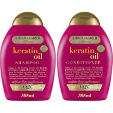 Hype Store Keratin Oil Kırılma Karşıtı Sülfatsız 385 ml Şampuan + 385 ml Saç Kremi 2'li Set