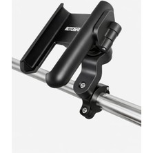 Motogrip Gidon Bağlantılı Kelepçeli Bisiklet Scooter Atv Motosiklet Telefon Tutucu