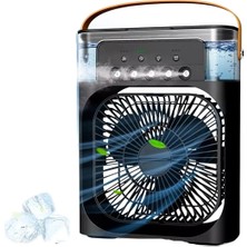 Hype Store Buharlı Vantilatör Masaüstü Fan Klima Buharlı Hava Nemlendiricili Vantilatör Buzlu Hava Nemlendirici