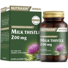 Hype Store Nutraxin Herbal Milk Thistle 60 Tablet Takviye Edici Gıda