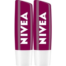 Hype Store Nıvea Böğürtlen Dudak Bakım Kremi 4,8gr X2 Adet