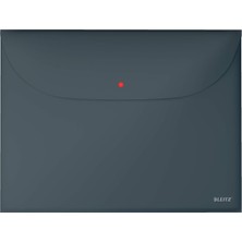 Hype Store Cosy Çıtçıtlı, 2 Cepli Gizlilik Dosyası, A4, Gri