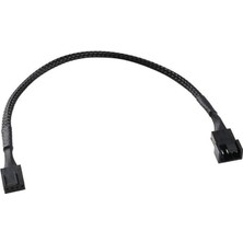 Hype Store 0449 Pwm 4 Pin Y Port Dişi Erkek Anakart 30 cm 24 Awg Bakır 3 mm Fan Uzatma Güç Kablosu.