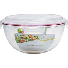 Hype Store Glasslock Glasslock Yuvarlak Cam Saklama Kabı 4000 ml D-MBCB400