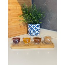 Janset Bambu Uzun Tabak ve Reçellik Set