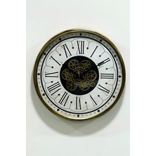 VaLume Metal, 60CM Çarklı Duvar Saati