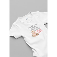 Overoz Dede ve Babaanne Baskılı Bebek Body Zıbın 5938