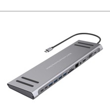 Hype Store Techbender 14IN1 Type-C To Docking Station - 4K Hdmi Dönüştürücü 100W Pd 3.0