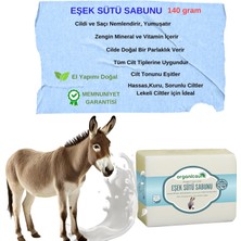 Hype Store Doğal Eşek Sütü Sabunu 140 gr Tüm Cilt Tipleri Için Anti Aging Etkili B ve E Vitaminli
