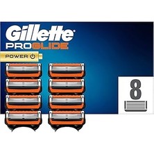 SHC4200 Gillette Proglide Power Tıraş Bıçağı, 8 Yedek Bıçak, Islak Tıraş Makineleri Için, Erkekler Için, 5