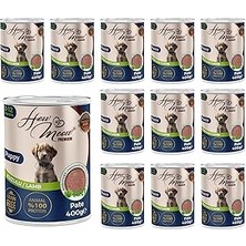 SHC4200 Yavru Köpek Kuzulu Pate Yaş Mama 400 gr x 12 Adet