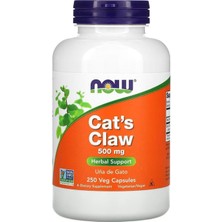 Now Foods Cat\'s Claw 500 Mg 250 Caps.
